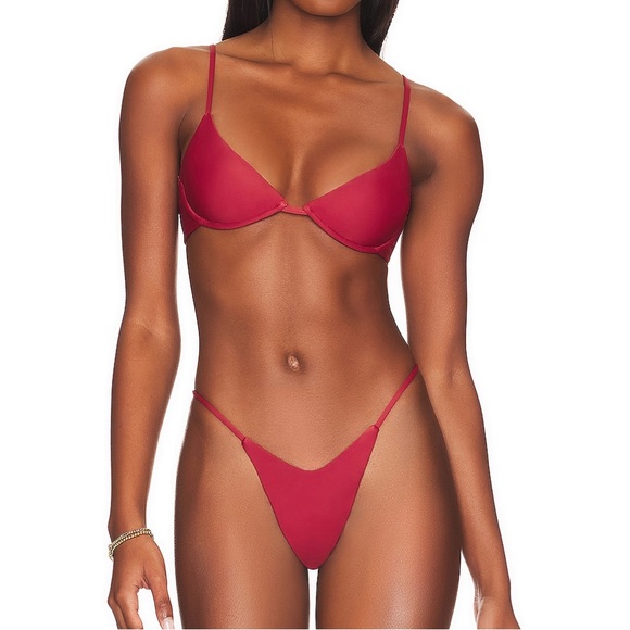 NWOT lovewave underwire Brazilian bikini set